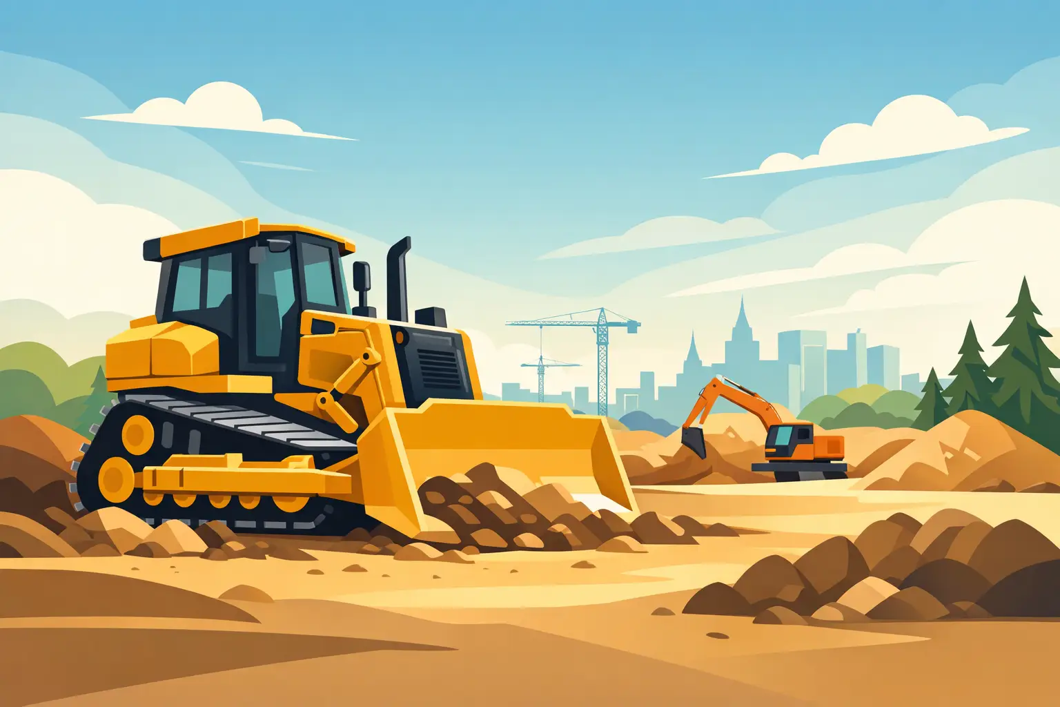 Bulldozer Rental Ottawa for Productive Sites