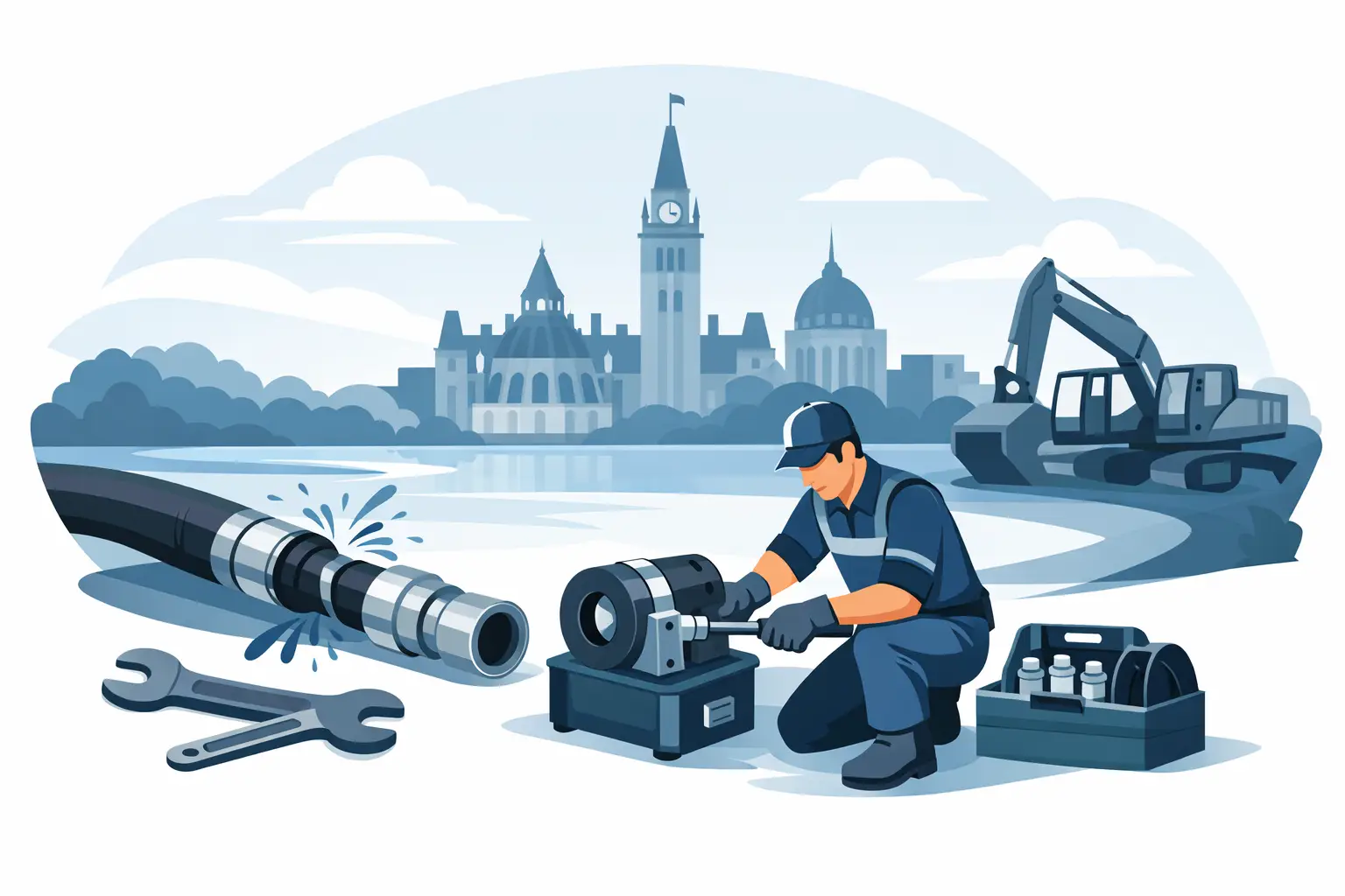 Hydraulic Hose Repair Ottawa for Less Downtime