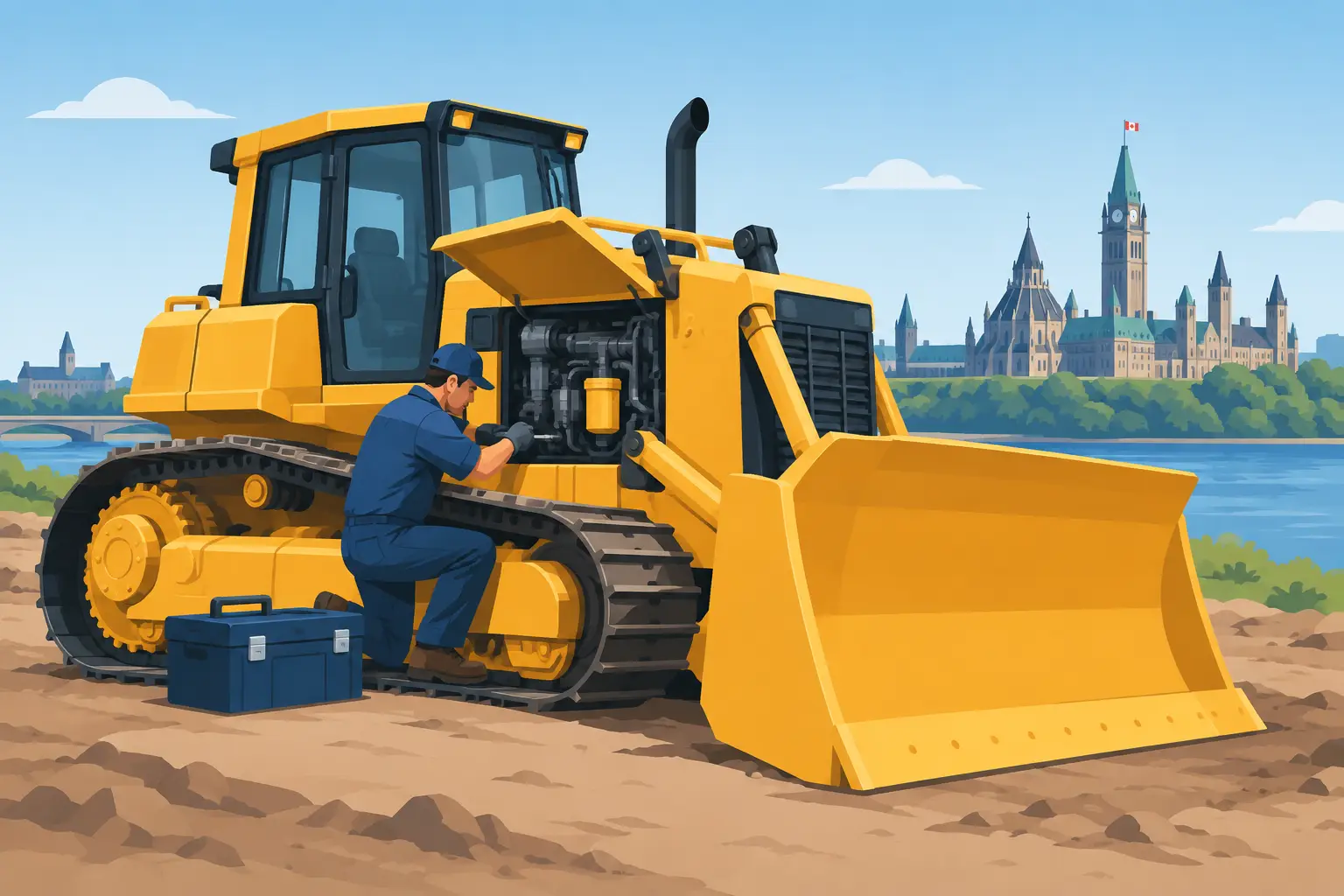Dozer Repair Service Ottawa Keeps Work Moving